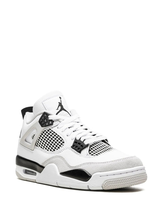 Air Jordan 4 Retro Black & White Sneakers