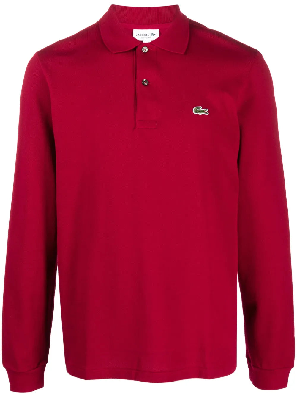 Lacoste Logo Patch Long Sleeve Polo Shirt