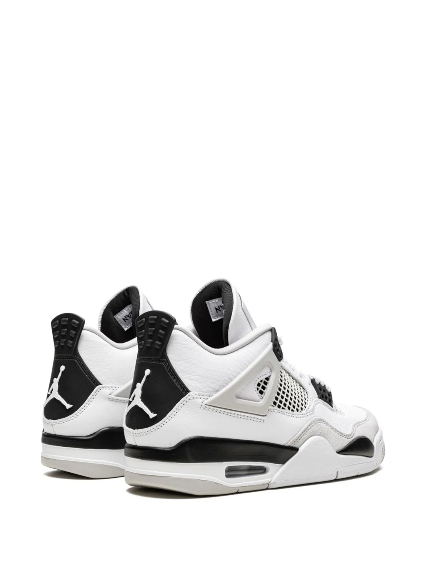 Air Jordan 4 Retro Black & White Sneakers