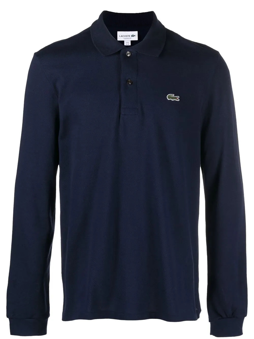 Lacoste Logo Patch Long Sleeve Polo Shirt