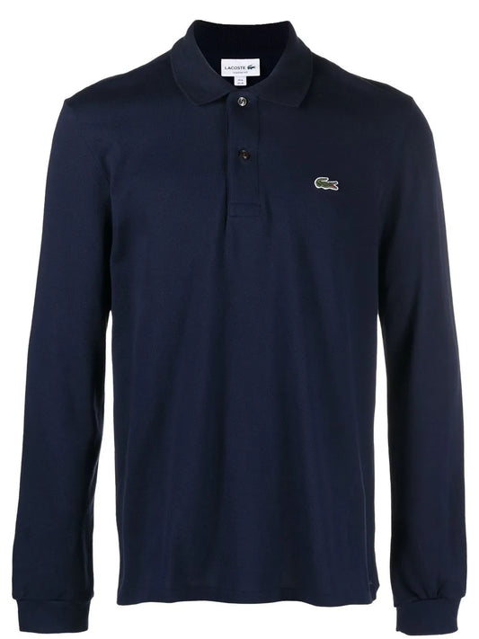 Lacoste Logo Patch Long Sleeve Polo Shirt