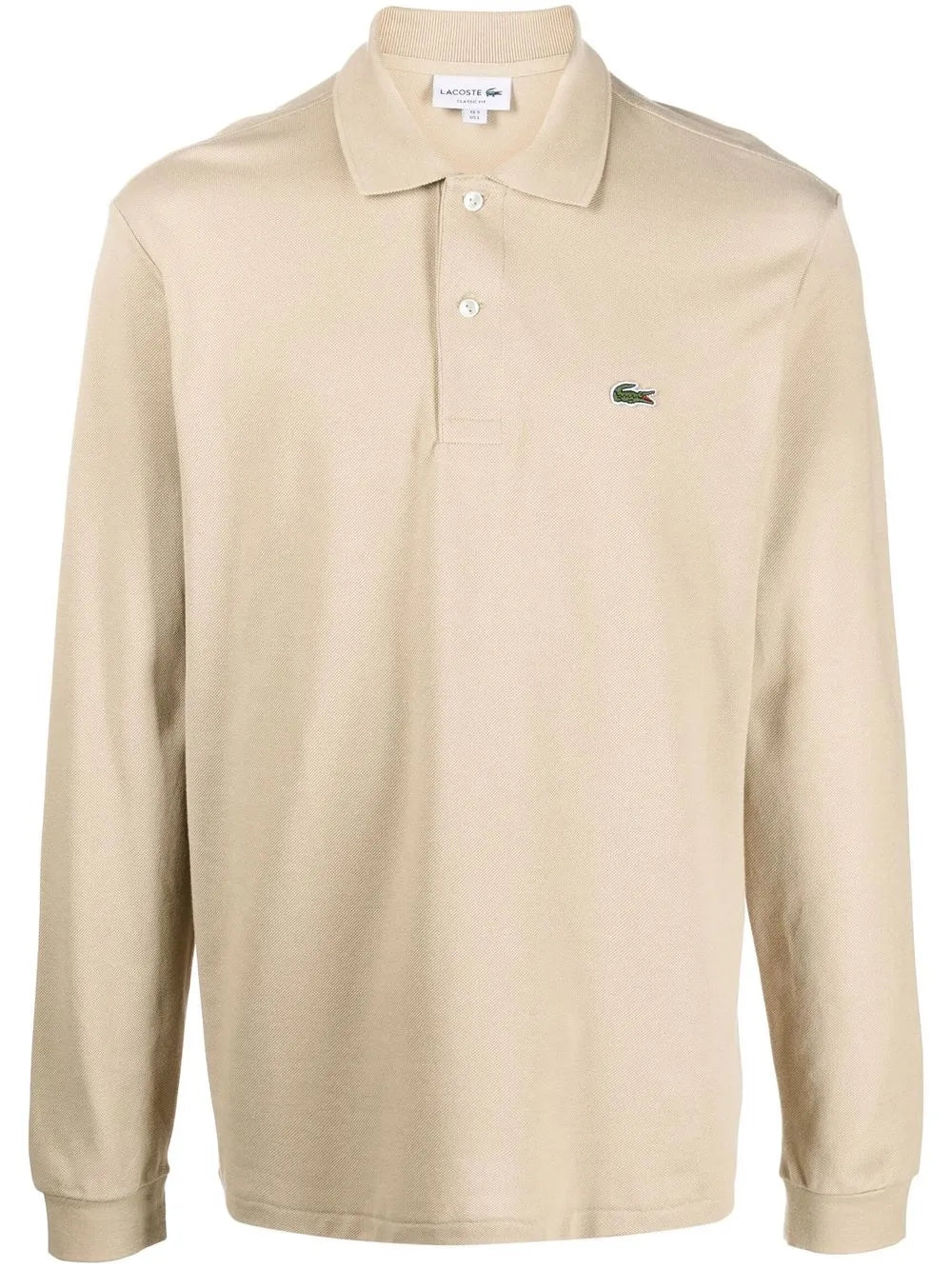 Lacoste Logo Patch Long Sleeve Polo Shirt