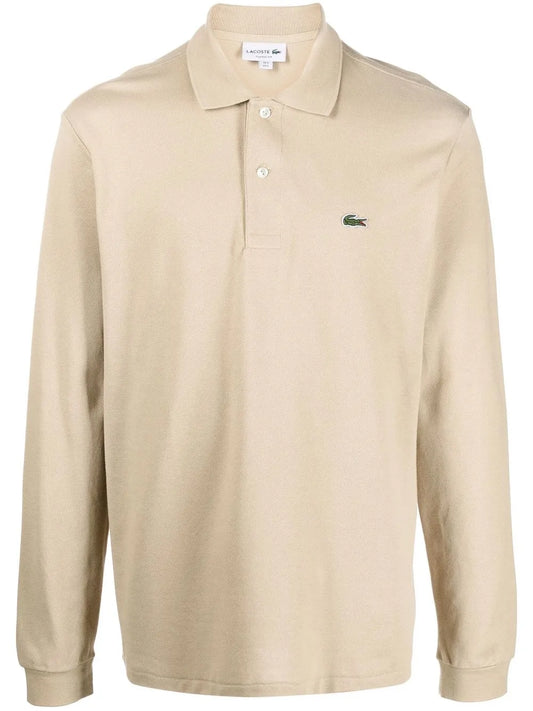 Lacoste Logo Patch Long Sleeve Polo Shirt