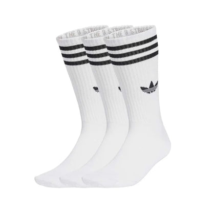 adidas 3-Stripe High Crew Socks – 3 Pairs